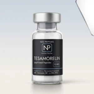 Tesamorelin 10mg research peptide lyophilized powder vial - NEO Peptides