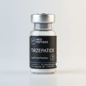 Tirzepatide 10mg research peptide lyophilized powder vial - NEO Peptides