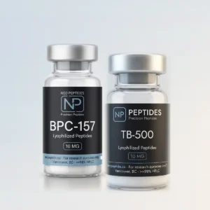 NEO Peptides Wolverine Stack: BPC-157 10mg and TB-500 10mg research vials