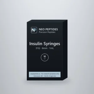 Insulin Syringes 31G, 6 mm, 1 mL - 10 pack - Neo Peptides